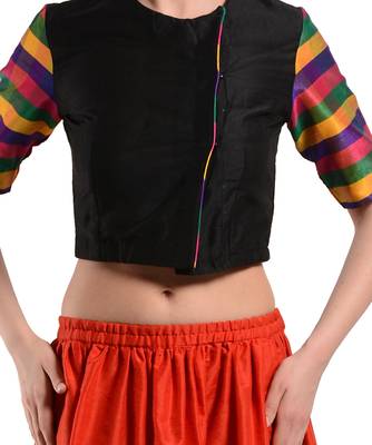 Women's Designer Crop Top With Gathered Skirt 4