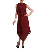 Women's Designer Bias Cut Dress In Mangalgiri