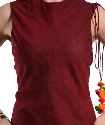 Women's Designer Bias Cut Dress In Mangalgiri 4