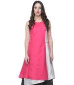 Women's Designer Pink & White Tunic