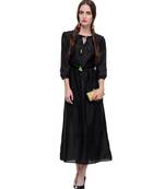Women's Designer Black Maxy