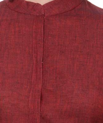 Women's Designer Maroon Mangalgiri Maxi 4