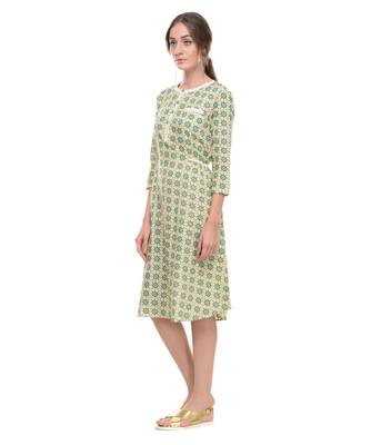 Women's Designer Pure Cotton Printed Dress 3