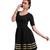 Women's Designer Black Dress With Golden Details