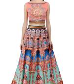 Lehenga Choli By Voovilla (multicolo)