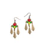 The falling leaf danglers-dropss