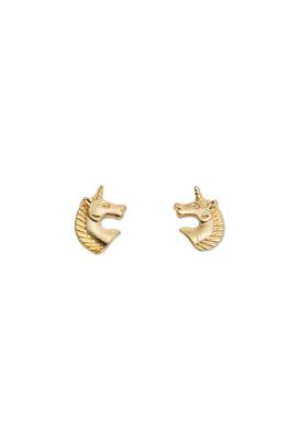 The golden zebra ear studs 1