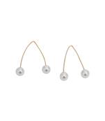 The twince pearl danglers-dropss