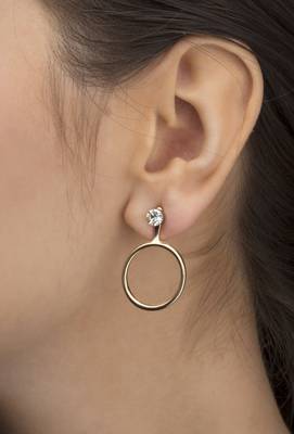 Crystal with round danglers-dropss 2