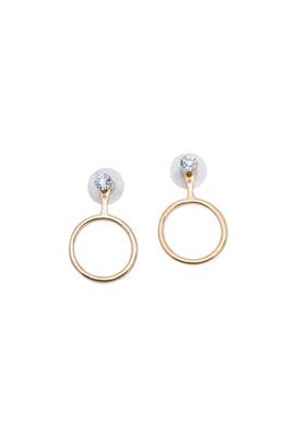 Crystal with round danglers-dropss 3