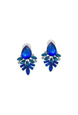 Blue Drop Crystal Earrings 1