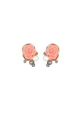 Crystal Rose Earrings 1