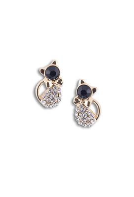 Crystal Kittens Earrings 1