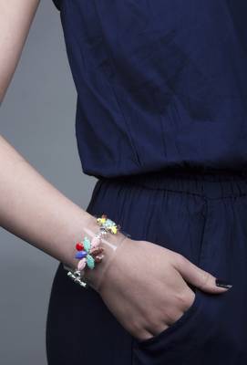 Flamboyant Colors White Band 2