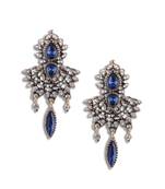 BLUE CRYSTAL danglers-dropsS