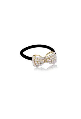 Golden Pearl Bow Hair Band 1
