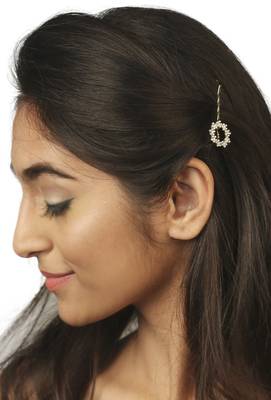 Golden Pearl Hair Pin 2