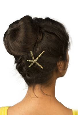 Royal Star  Black Hair Clip 2