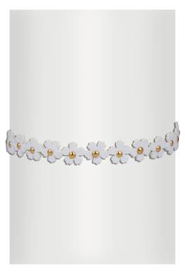 Shophisticate White Floral Choker 1