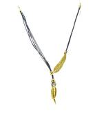 Golden Feather Necklace