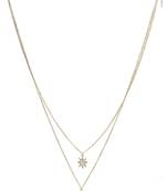 Sailors Dual Chain Golden Necklace