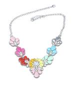 Chic Color Crystal Statement Necklace