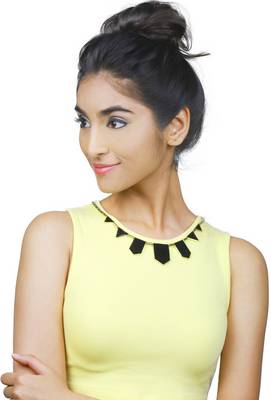 Striking Golden Black  Tribal Necklace 2