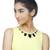 Striking Golden Black  Tribal Necklace