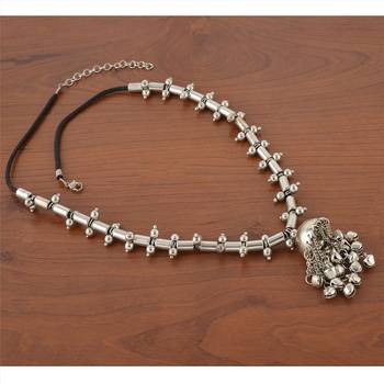 German Silver Ghungroo Necklace 1