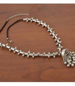 German Silver Ghungroo Necklace