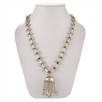 German Silver Ghungroo Necklace 2