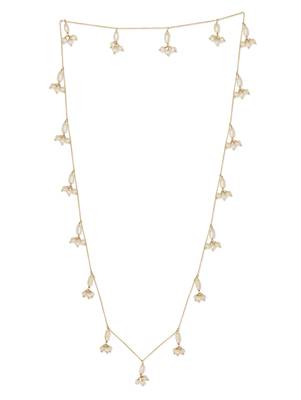 Shell Pearl Delicate Chain Necklace 1
