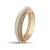 Indian Traditional Ethnic White Pearl & Stone Designer Rose Gold Finishing Bangle
