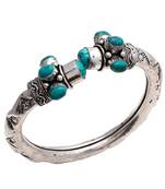 Tuquoise Silver Antique Look Braclet
