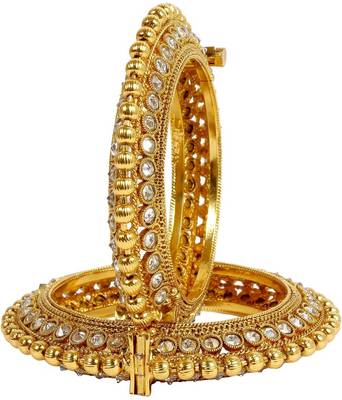 Gold Pearl Bangles And Bracelets 1
