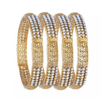 Multicolor pearl bangles-and-bracelets 1