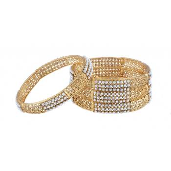 Multicolor pearl bangles-and-bracelets 2