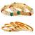 Multicolor pearl bangles-and-bracelets