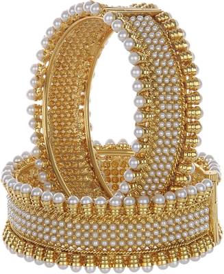 Multicolor pearl bangles-and-bracelets 2