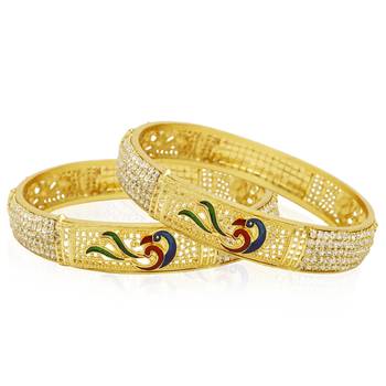 Multicolor pearl bangles-and-bracelets 3