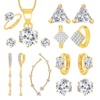 Multicolor cubic zirconia earrings 1