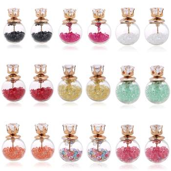 Multicolor cubic zirconia earrings 1