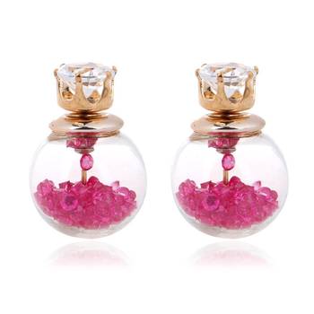 Multicolor cubic zirconia earrings 4