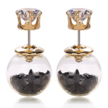Multicolor cubic zirconia earrings 3