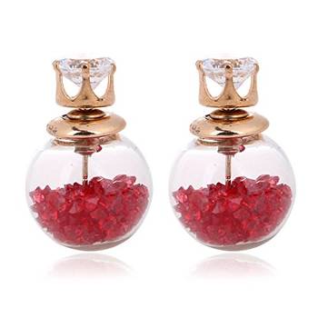 Multicolor cubic zirconia earrings 4