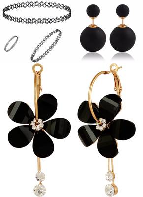 Multicolor pearl earrings 1