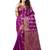 Pink woven banarasi saree with blouse