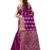 Pink woven banarasi saree with blouse