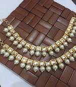 Kundan And Pearls Heavy Anklets