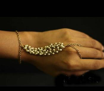 Pearl Beaded Hathphool 1
